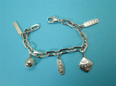 Tiffany Co Authentic Retired 1837 5 Charm Bracelet 925 Sterling from ...
