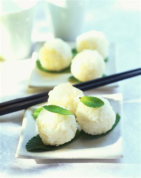 Sweet Sticky Rice Balls with Coconut Milk recipe | Eat Smarter USA