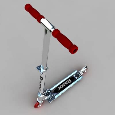 3d model razor scooter