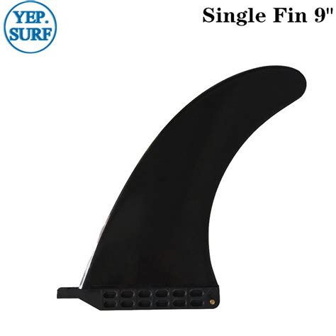 Stand Up Paddle Board Fins Longboard Center Fin 9" Length Plastic Fins ...