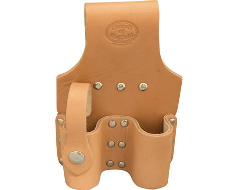 Tan Leather Double Adjustable Spanner Holder Or Shifter Frog - C-SB-SC5DBL