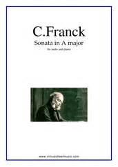 Franck: Violin Sonata in A major sheet music (PDF-interactive)