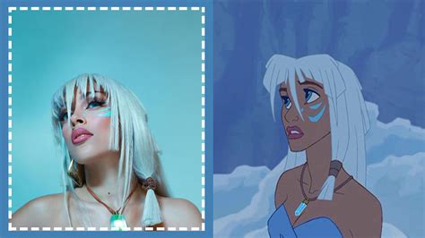 Doja Cat stuns fans with Princess Kida cosplay from Disney's Atlantis ...