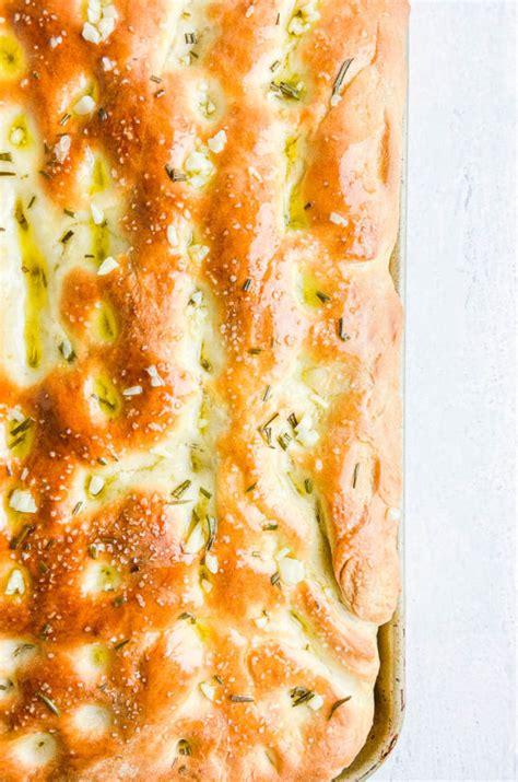 Easy Garlic Focaccia Bread Recipe - Life's Ambrosia