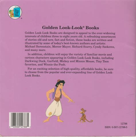 Disney's Aladdin Monkey Business golden Book softcover: Disney ...