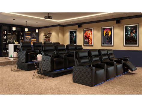 Home Theater Riser Platform | Hardwood Frame | 14.5 x 45 Inches | Black ...