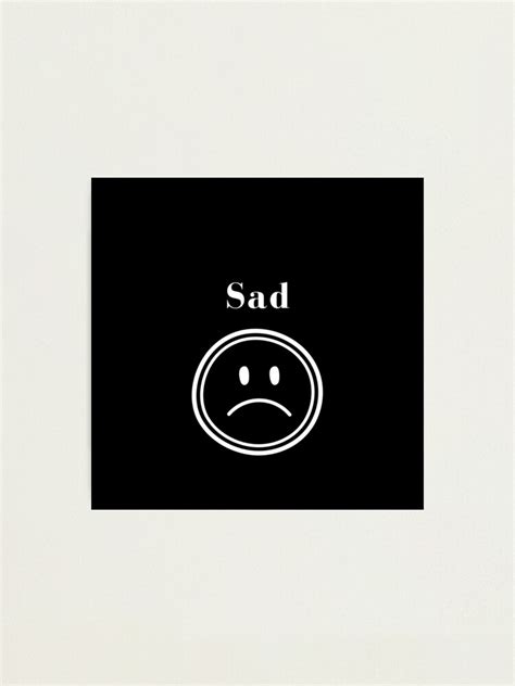 "Sad emoji sticker - sad" Photographic Print for Sale by VipMark ...