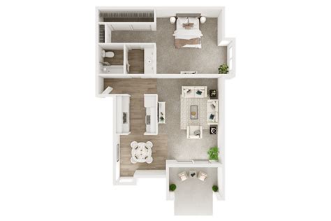 1 Bed, 1 Bath — Villages at Pacifica