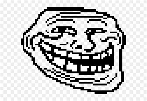 Trollface - Troll Face Pixel, HD Png Download - 670x540(#443641) - PngFind