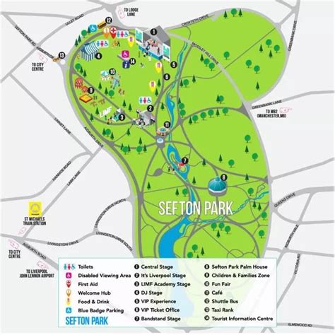 LIMF 2017 - Map of the stages in Sefton Park - Liverpool Echo