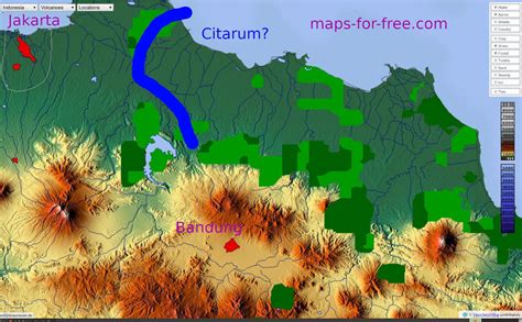 geography - What is the origin of the River Citarum on Java, Indonesia? - Earth Science Stack ...