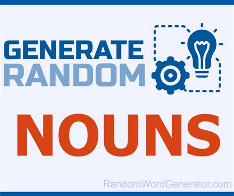 Random Noun Generator — 1000+ Random Nouns