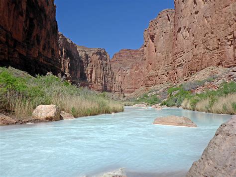 Aquamarine water: the Little Colorado River, Arizona