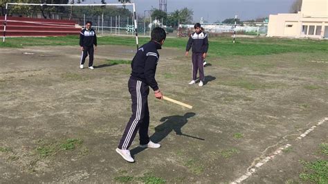 Students of Holy child school playing Dandi biyo game of Nepal / British council activity - YouTube