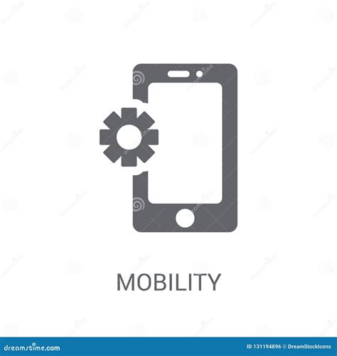 Mobility Icon. Trendy Mobility Logo Concept on White Background Stock Vector - Illustration of ...