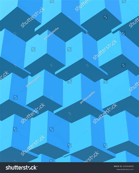 Cube Pattern Background Wallpaper Design 3d Stock Illustration 2205646849 | Shutterstock