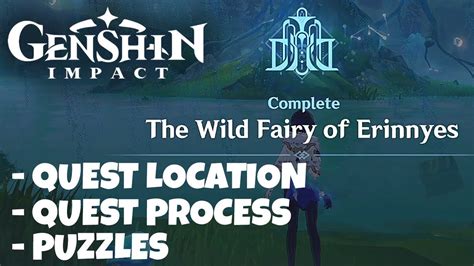 The Wild Fairy of Erinnyes Complete! [Quest Location, Quest Process, And Puzzles] - YouTube