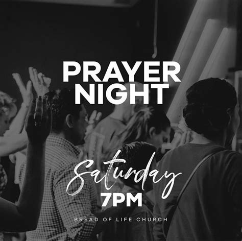 PRAYER NIGHT | Church graphic design, Church media design, Church media ...