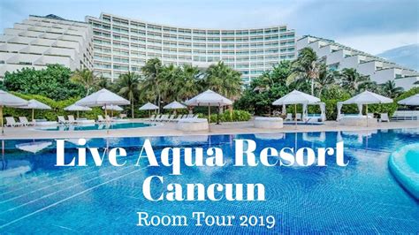 Live Aqua Resort Cancun ocean view room tour 2019 - YouTube