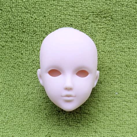 2pcs/lot Soft DIY High Quality Practice Makeup Doll Heads For 1/6 BJD ...