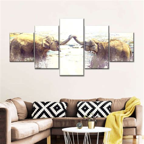 Elephants In Sri Lanka Wall Art | Digital Art