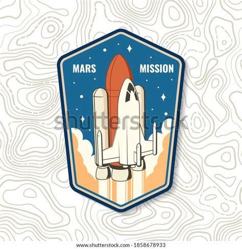 Mars Mission Logo Badge Patch Vector Stock Vector (Royalty Free) 1858678933 | Shutterstock