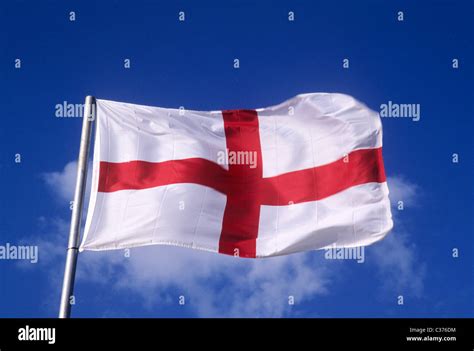 St. George's Flag Saint George national flags England English red cross ...