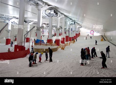 Xscape indoor snow centre Milton keynes Buckinghamshire Stock Photo ...