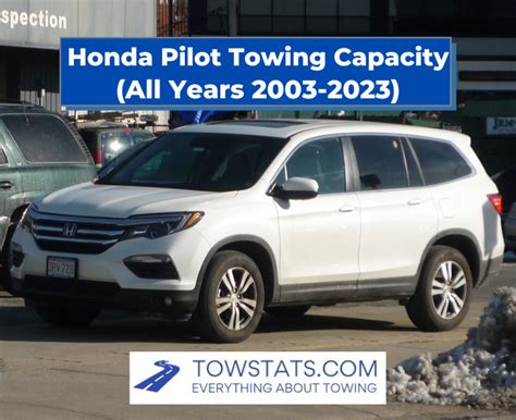 Honda Pilot 2025 Towing Capacity - Steven Black