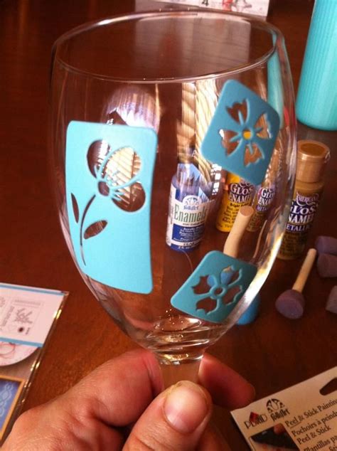 How to Paint Wine Glasses | Wine glass crafts, Decorated wine glasses, Glass crafts