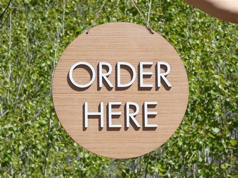 Order Here Sign / Custom Order Here Sign / Business Sign / - Etsy