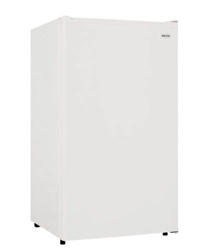 Ge compact refrigerator: Sanyo HF-5017 5-Cubic-Foot Upright Freezer, White