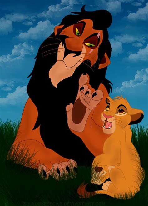 Scar and Simba by ZiraLovesScar on DeviantArt