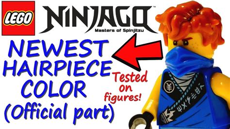 LEGO NINJAGO NEW JAY'S HAIRPIECE COLOR - YouTube