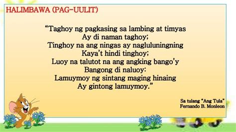 Halimbawa Ng Tula Tungkol Sa Pag Ibig Na Ginagamitan Ng Tayutay