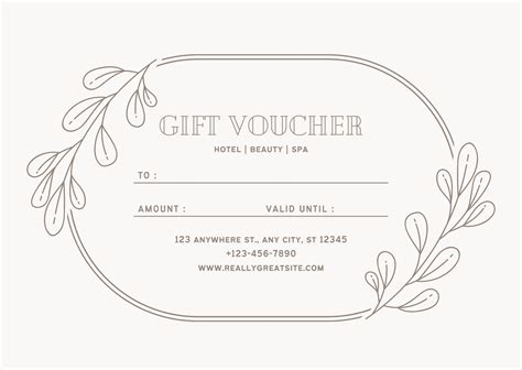 Free, Printable, Customizable Spa Gift Certificate, 40% OFF