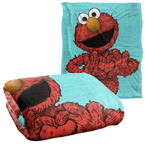 Sesame Street Elmo Painted Officially Licensed Silky Touch Super Soft ...