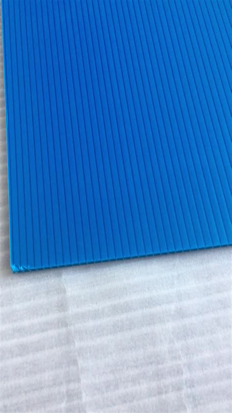 10mm Blue Plastic Corrugated Sheet - Buy Plastic Corrugated Sheet,Correx Board,Plastic ...