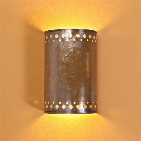 Hammered Copper Indoor Wall Sconce - Wall Sconces - by Shades of Light