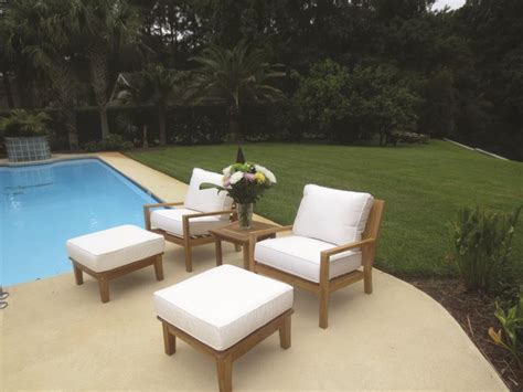 Teak Deep Seating Patio Furniture: Outdoor Sectionals & Sets