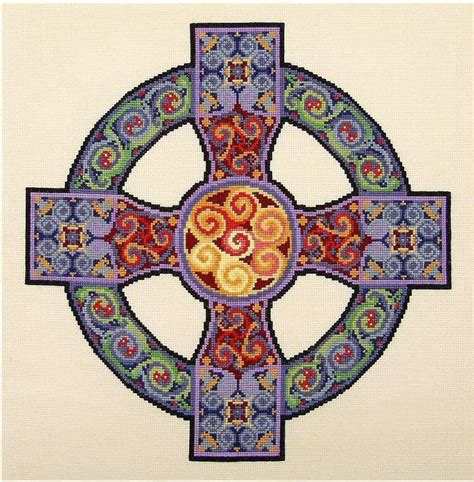 Celtic Cross Counted Cross Stitch Kit 16 Count - Etsy