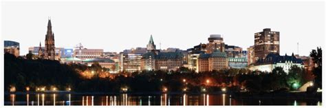 Ottawa - Skyline Night Transparent Transparent PNG - 1920x544 - Free Download on NicePNG