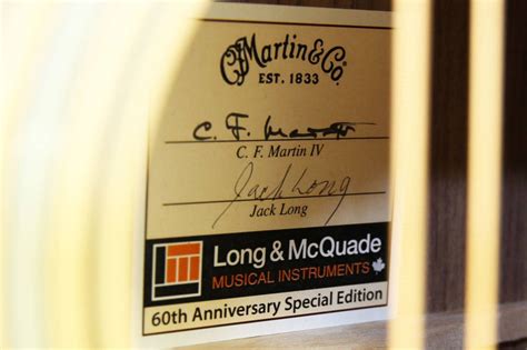 Martin Guitars Long & McQuade 60th Anniversary D-28 Limited Edition