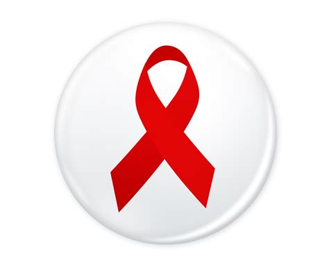 World AIDS Day Red ribbon Symbol Sign - Red ribbon badge png download ...