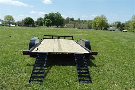 Flatbed Car Hauler Trailer (Slide In Ramps) - Gatormade Trailers