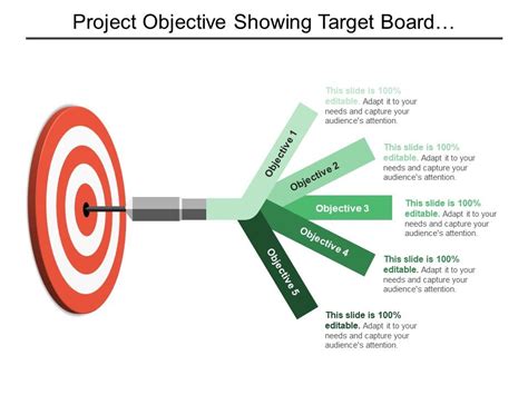 Project Objective Showing Target Board With 5 Objective Options ...