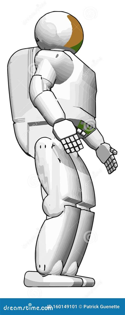 The Space Robot Toy Vector or Color Illustration Stock Vector ...