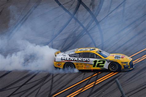 Ryan Blaney wins the YellaWood 500 NASCAR cup race at Talladega ...