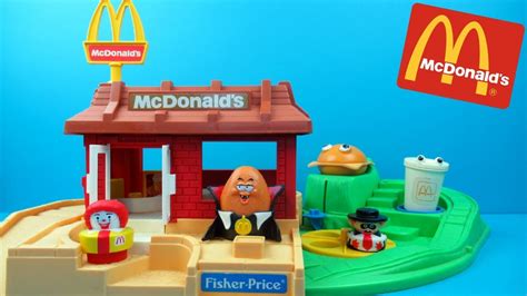 McDonalds drive thru play set from Fisher Price | toy unboxing and review - YouTube