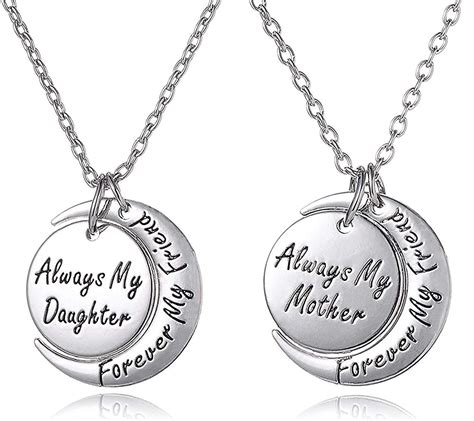 Mothers Day Necklace, Mom & Daughter Matching Necklace Set for 2 - ''Always My Mother/Daughter ...